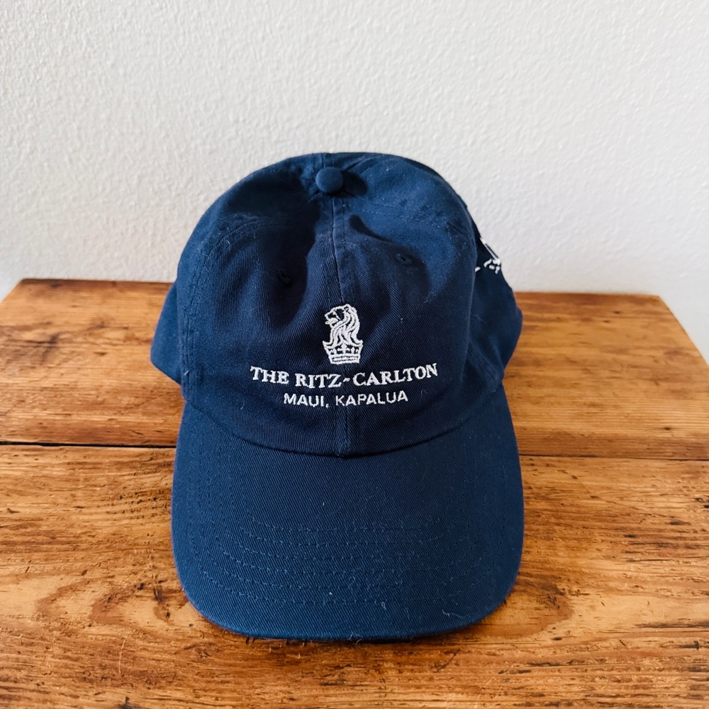 The Ritz Carlton x Imperial Navy Blue White Baseball Cap Adjustable Hat